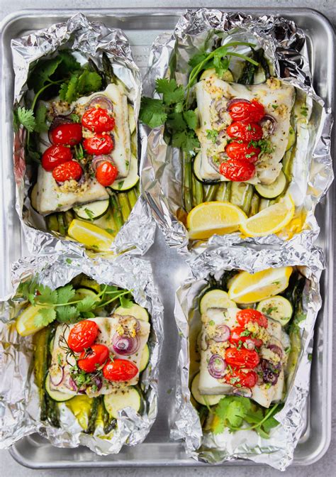 Baked Fish in Foil with Vegetables | Garden in the Kitchen