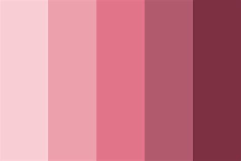 pastel pink hair Color Palette