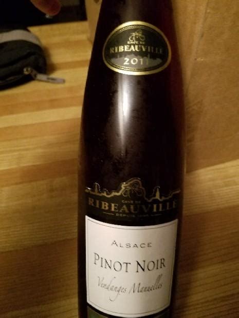 2011 Cave de Ribeauvillé Pinot Noir Vendanges Manuelles, France, Alsace - CellarTracker