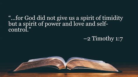 Your Daily Bible Verses — 2 Timothy 1:7 — Integrated Catholic Life™