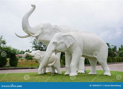 White elephant statue stock image. Image of believe - 100645271