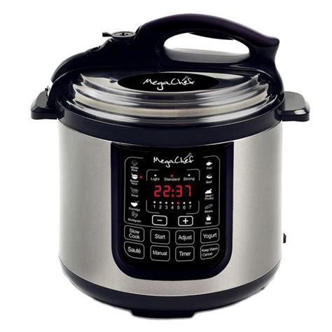 Megachef MCPR120A 8 qt Digital Pressure Cooker with 13 Pre-set Multi ...