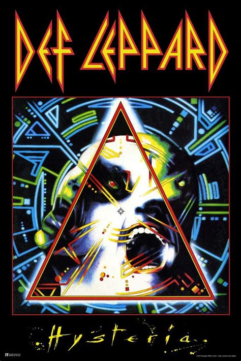 Buy Def Leppard Hysteria Album Cover Heavy Metal Music Merchandise ...