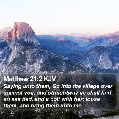 Matthew 21 Scripture Images - Matthew Chapter 21 KJV Bible Verse Pictures