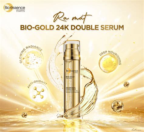 BIO ESSENCE_BIO-GOLD 24K DOUBLE SERUM_KEY VISUAL on Behance