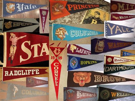 Vintage College Pennants for Sale - Home