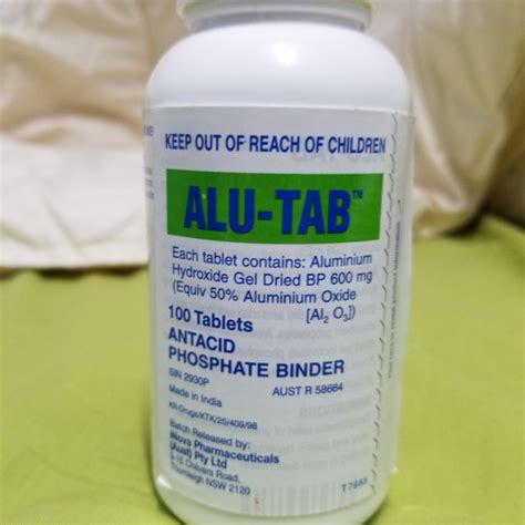 Alu-Tab (Generic Aluminum Hydroxide) - Prescriptiongiant