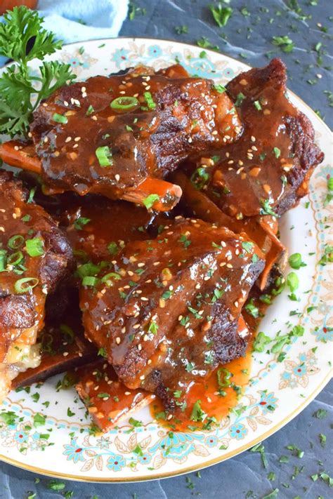 Instant Pot Korean Beef Ribs - Lord Byron's Kitchen