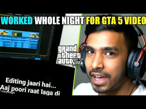 TECHNO GAMERZ WORKED WHOLE NIGHT FOR GTA 5 NEW EPISODE | TECHNO GAMERZ NEW ROOM TOUR - YouTube