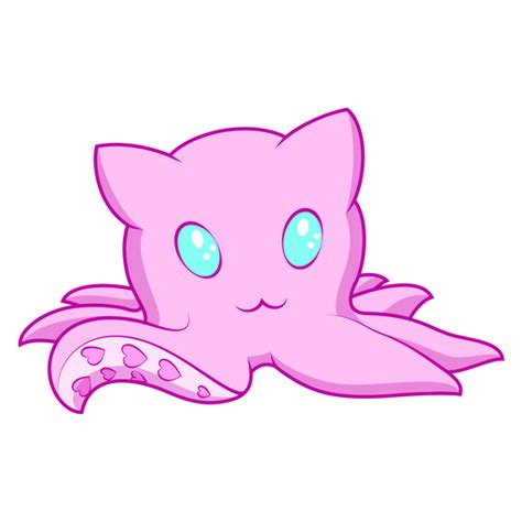 Cute Alien Cat Octopus Sticker - Sticker Mania