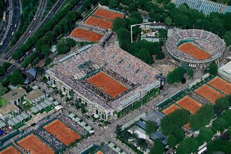 Roland Garros Aerial View, beautiful