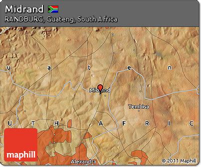 Free Satellite Map of Midrand