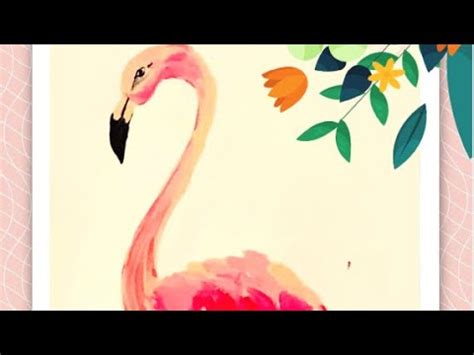 Painting Flamingo Tutorial - YouTube