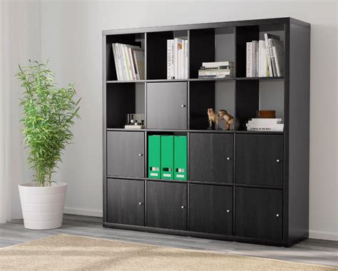 Kallax Shelf Unit With 8 Inserts | Best Ikea Living Room Furniture With Storage | POPSUGAR Home ...