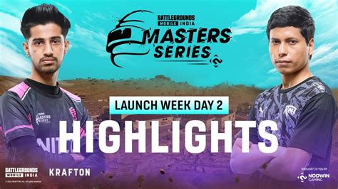 [Highlights] NODWIN Gaming BGMI Master Series 2023 \\ Launch Week Day 2 \\ #BGMS #BGMSS2 - YouTube