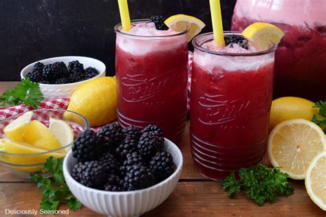 Blackberry Lemonade - Deliciously Seasoned