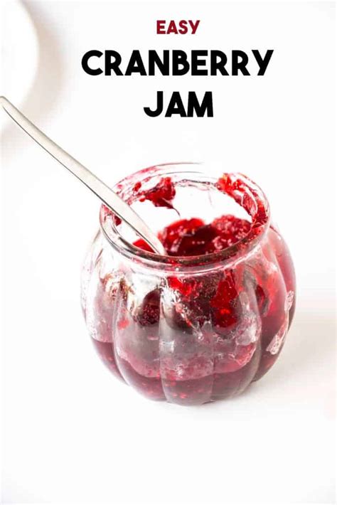 Easy Cranberry Jam - Baking-Ginger