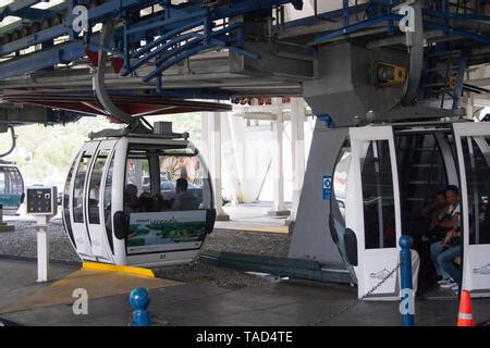 Venezuela - Caracas. The cable car in the Parque Nacional El Avila ...