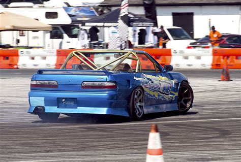 Convertible Nissan 240SX drifting | At the 2015 Atlanta NOPI… | Flickr