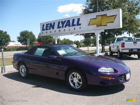 1998 Bright Purple Metallic Chevrolet Camaro Z28 Convertible #16381226 | GTCarLot.com - Car ...