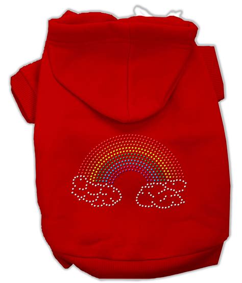 Rhinestone Rainbow Hoodies Red XXXL(20) - Walmart.com - Walmart.com