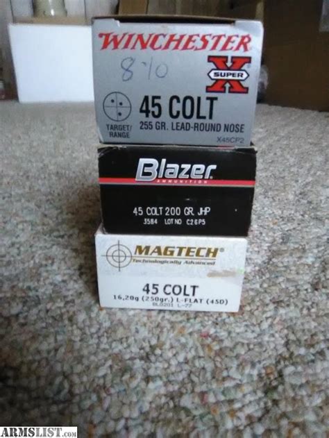 ARMSLIST - For Sale: 45 LONG COLT AMMO