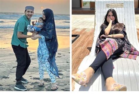 Maaz Safder off to vacation with wife Saba Abbasi and son. See pics ...