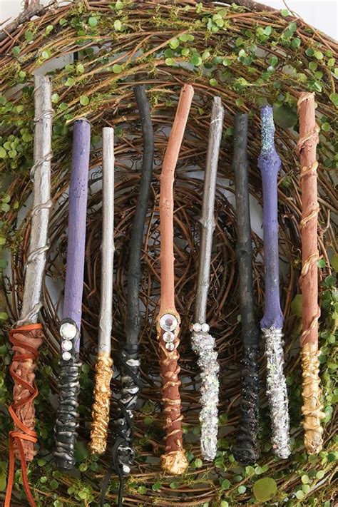 How to Make a Wizard Wand Out of a Stick | Easy DIY Wand Craft | Diy ...