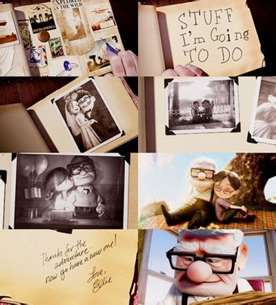 | Sobre Amor e Livros |: Tirinhas 'Carl & Ellie' (Up! - Up! Altas Aventuras)