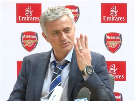 WATCH: Jose Mourinho HILARIOUSLY shrugs off Arsenal while PREDICTING ...