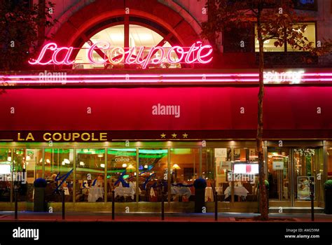 France, Paris, Montparnasse District, La Coupole restaurant Stock Photo ...