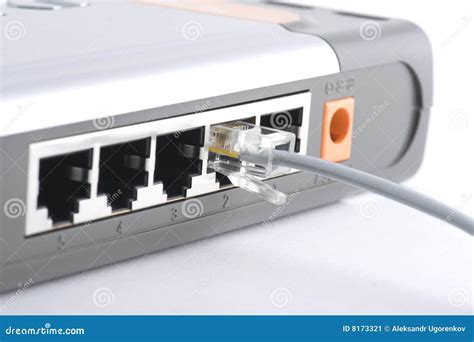 Connect in ethernet switch stock image. Image of computer - 8173321