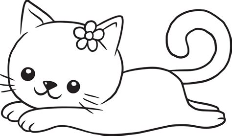 Cat Anime Coloring Pages