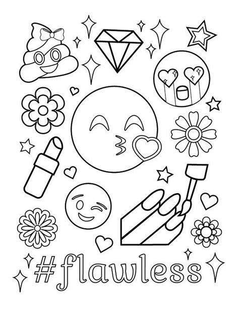 Emoji Coloring Pages - Coloring Pages