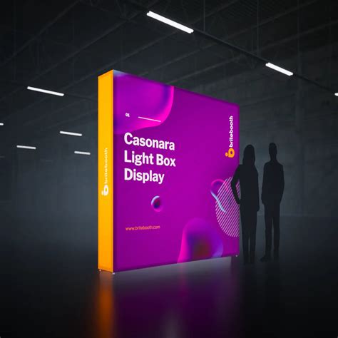 8ft Casonara Backlit Display Wall-Trade Show Light Box and Displays – BriteBooth