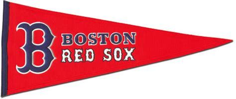 Buy Boston Red Sox Wool Pennant (Red) | Flagline