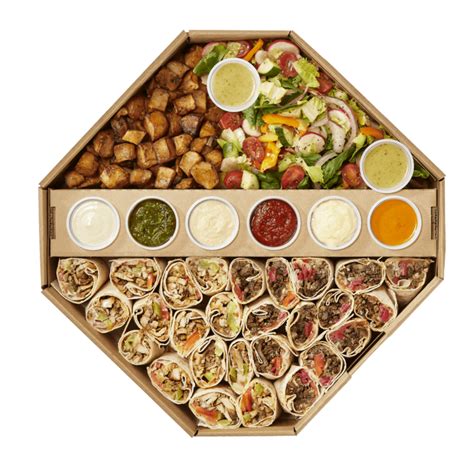 Mixed SAJ Party Pak - Boustan - Savor the Flavours of Authentic Mediterranean Shawarma and Pitas