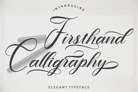 Firsthand Calligraphy Font - Download Fonts