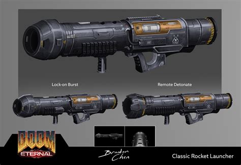 ArtStation - Classic Doom Rocket Launcher Redesign/Skin Concept