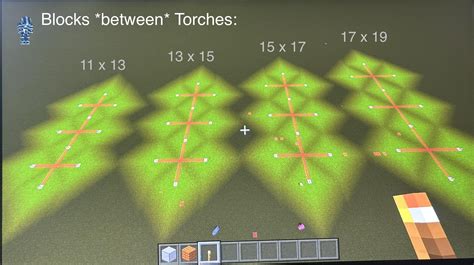 Simple torch placement cheat-sheet. : r/Minecraft