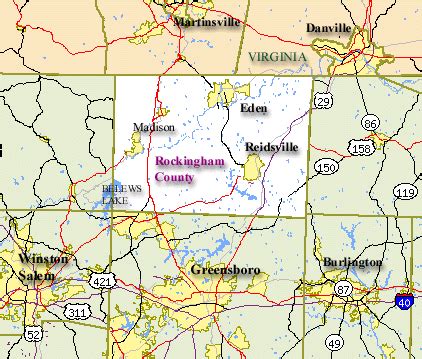 Rockingham County Map