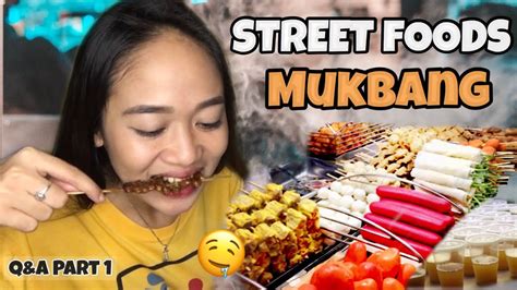 VLOG 04: FILIPINO STREET FOODS MUKBANG X Q&A PART 1 || Josephine Pineda ...