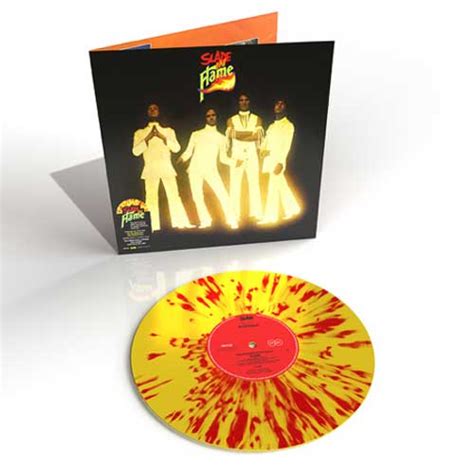 Slade / Slade In Flame set for limited edition red and yellow splatter vinyl release