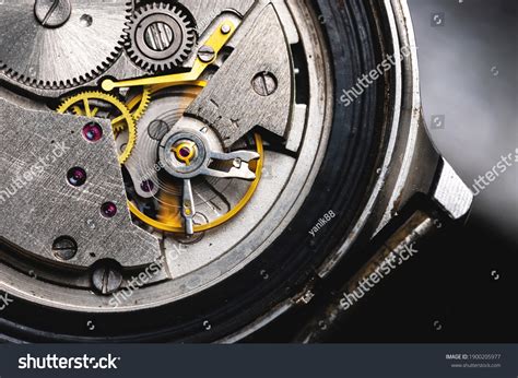 Opened Mechanism Mechanical Old Wrist Watch Stock Photo 1900205977 | Shutterstock