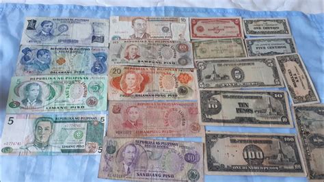 PHILIPPINE OLD CURRENCY COIN COLLECTION & PAPER BILL COLLECTION - YouTube