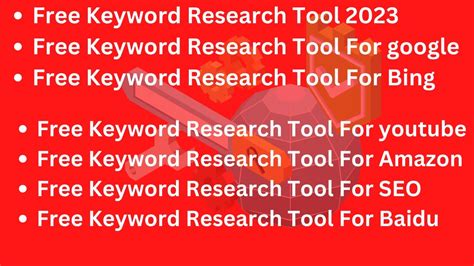 Free Keyword Research Tool 2023 | Keyword Tool For Google, Bing, SEO, Amazon, YouTube and Baidu ...