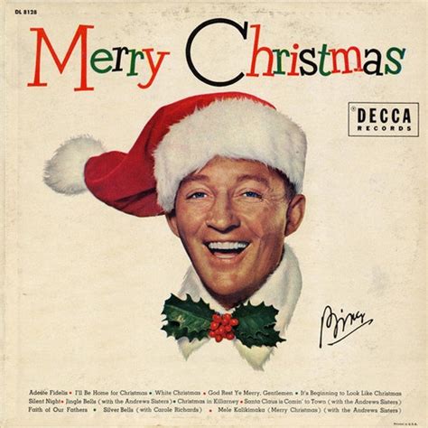 Bing Crosby Merry Christmas Vinyl Record Album White Christmas - Etsy