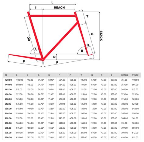 F10 Pinarello Dogma Size Chart