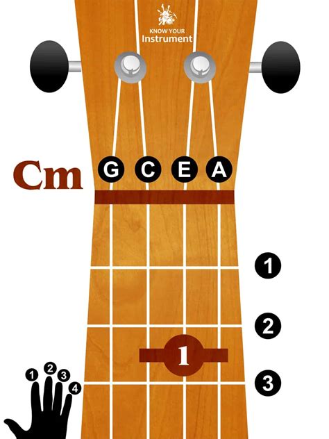 Cm ukulele chord - Know Your Instrument