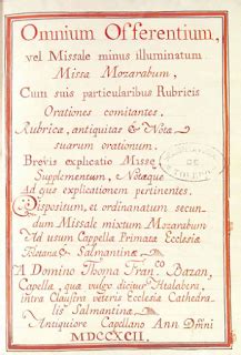 Liturgical Notes on the Mozarabic Rite (or Visigothic Rite ...